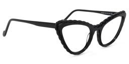 Presley Cateye Black Glasses2