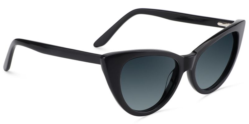 Marilyn Cat Eye Black Sunglasses for Women & Men | ZEELOOL CA2
