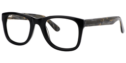 Alexis Rectangle Black Glasses2