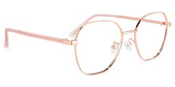 Perry Geometric Rose-Gold Glasses2