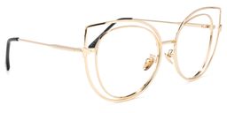 Fitzpatrick Cateye Gold Glasses2