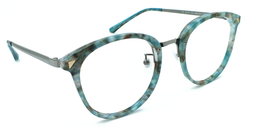 Jacqueline Round Blue Floral Glasses4