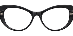 Cynthia Cat Eye Black Glasses3