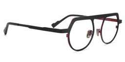Finn Geometric Black Glasses2