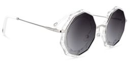Princess Geometric Clear Sunglasses2