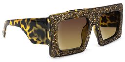 Bloom Square Yellow-Tortoise Sunglasses1