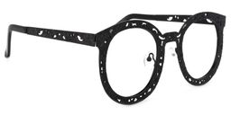 Brody Round Black Glasses1