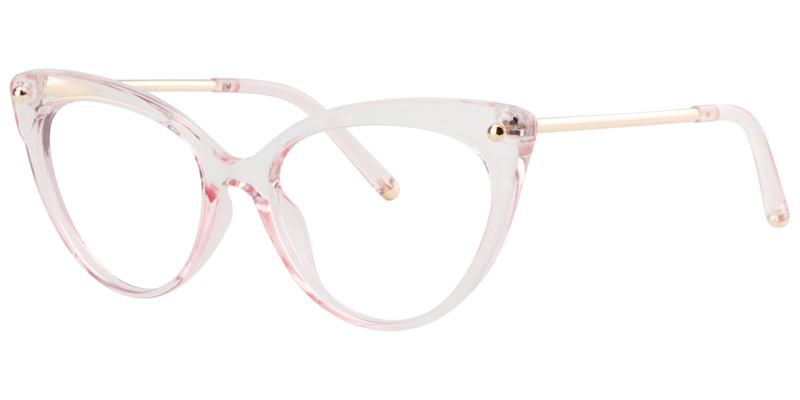 Cat Eye Pink Glasses | Zeelool Eyeglasses3