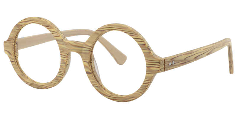 Round Yollow Glasses | Zeelool Eyeglasses2