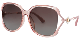 Irene Geometric Pink Sunglasses2