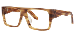 Avery Rectangle Brown Glasses2