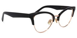 Charlene Browline Black Glasses2