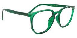 Walter Round Dark-Green Glasses2
