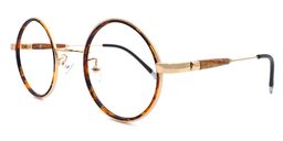 Leon Round Tortoise Glasses4