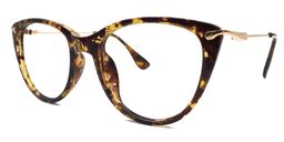 Clement Cat Eye Light Amber Glasses2
