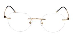 Lilla Geometric Titanium Glasses0