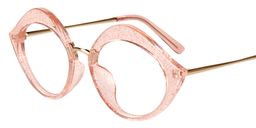 Cassiel Kiss Mouth Pink Glasses3