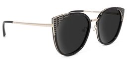 Woody Cateye Black Sunglasses2