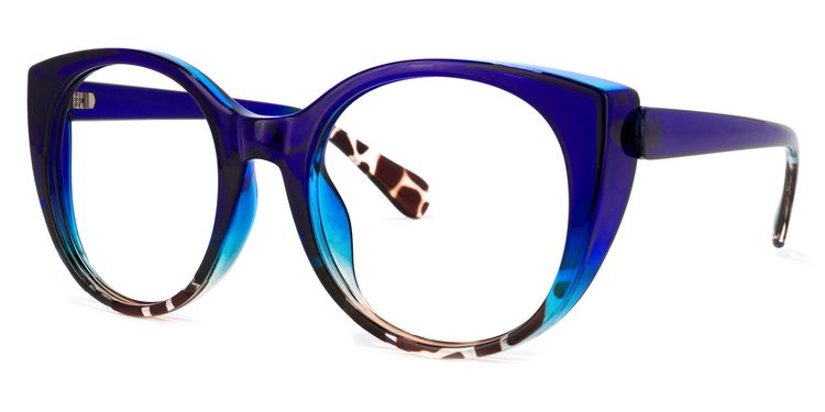 Migdalia Cateye Dark-Blue Glasses