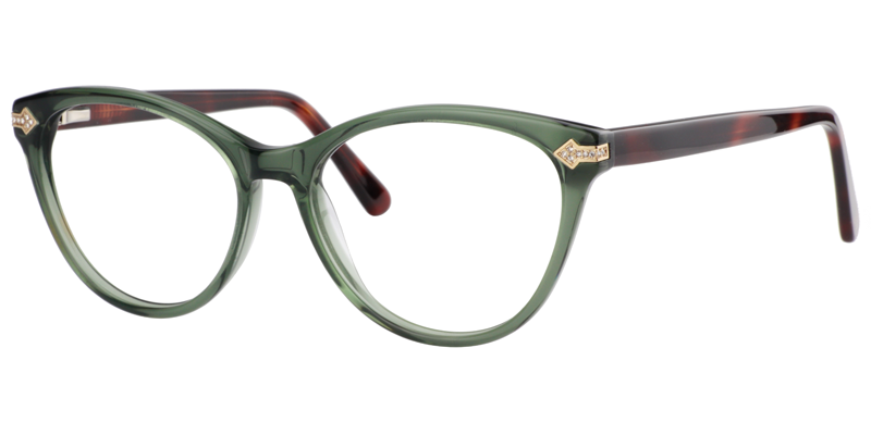 Cateye Green Glasses | Zeelool Eyeglasses2