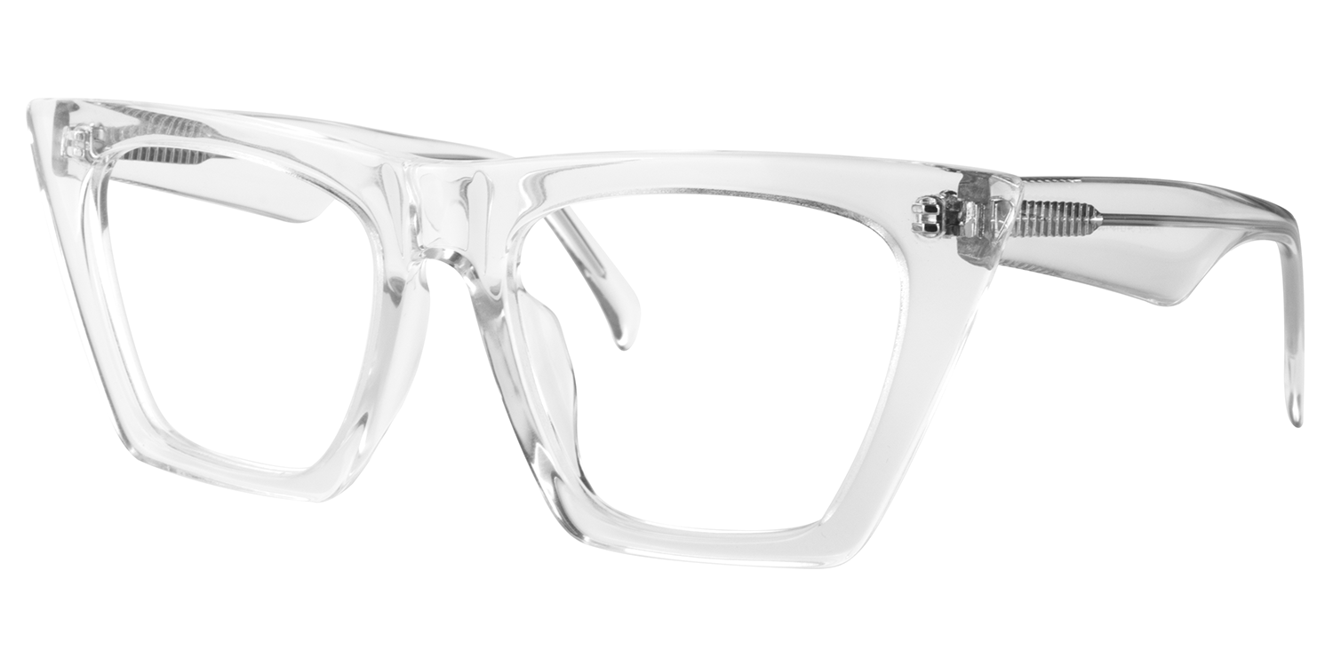 Cat Eye Clear Glasses1