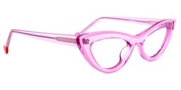 Yuki Cateye Pink Glasses2