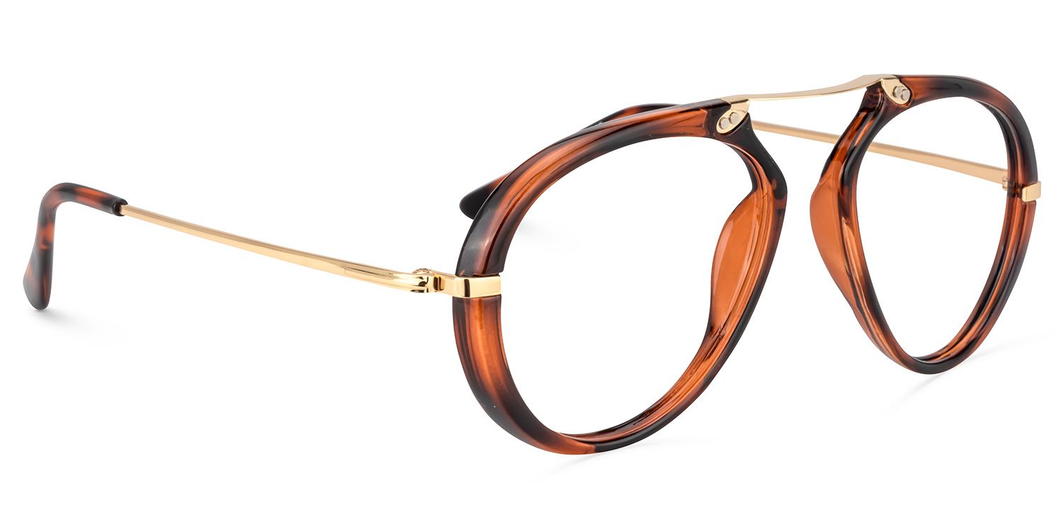 Geometric Tortoise Glasses | Zeelool Glasses2