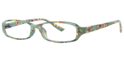 Pennie Rectangle Green Reading Glasses2