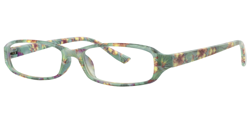 Rectangle Green Reading Glasses | Zeelool Reading Glasses2