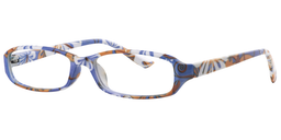 Pennie Rectangle Blue Reading Glasses2