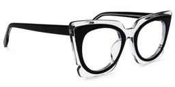 Wingate Cateye Black Glasses2