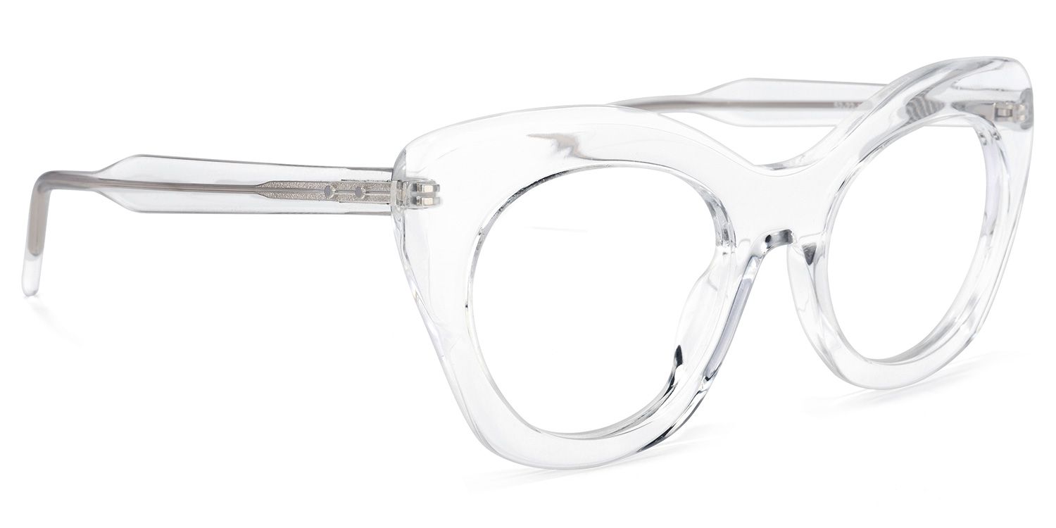 Cat-eye Clear Glasses | Zeelool Glasses2