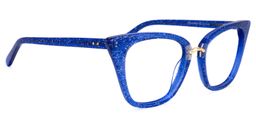 Martha Cat Eye Blue Glasses2