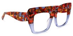 Charmaine Cat Eye Light-Purple Glasses2