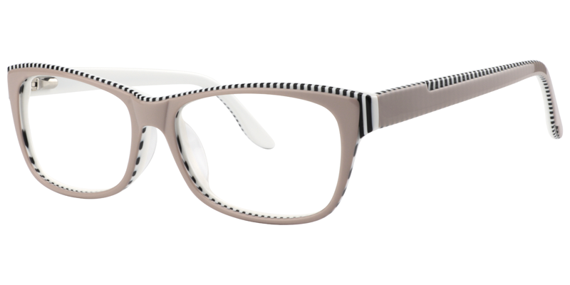 Rectangle Beige Glasses2