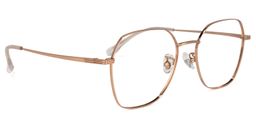 Fulda Geometric Rose-Gold Glasses2