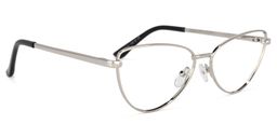Lorenzo Cateye Silver Glasses2
