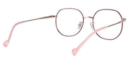Qusay Round Pink Glasses3