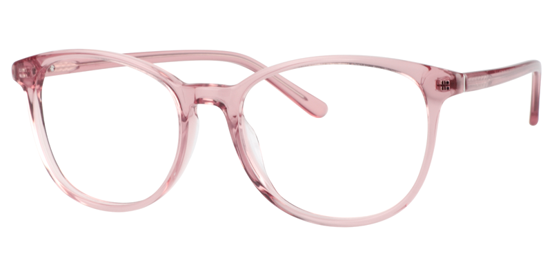Rectangle Pink Glasses | Zeelool Eyeglasses2