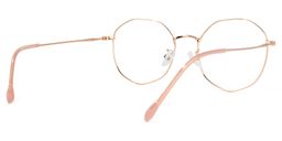 Harris Geometric Rose-Gold Glasses3