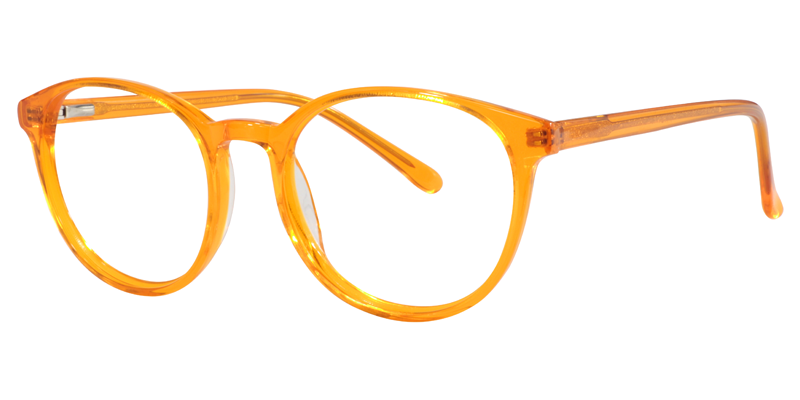 Oval Orange Glasses| Zeelool Eyeglasses2
