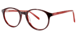 Damaris Round Red Glasses2