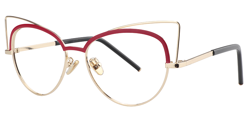 Cat Eye Red Glasses2