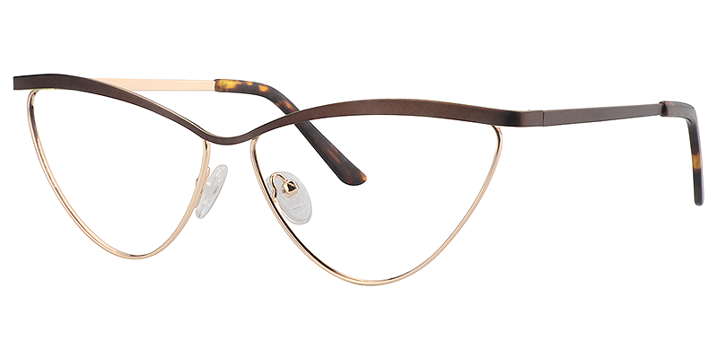 Brown Cateye Glasses | Zeelool Eyeglass Frames3