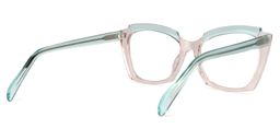 Benesa Browline Beige Glasses3