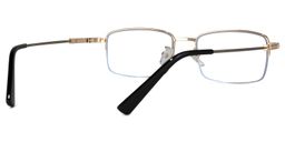 Baggett Rectangle Gold Glasses3