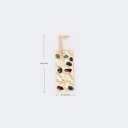 Stylish Enamel Rectangle Earrings3