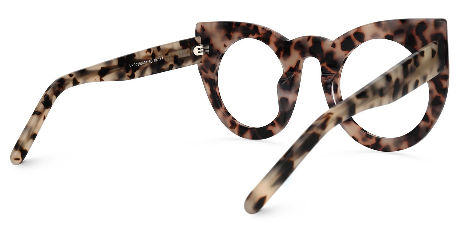 Cateye Light Tortoise Glasses | Zeelool Cateye Glasses3