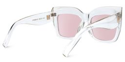 Alberta Cat Eye Clear Sunglasses3