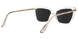 Juliet Clear Rectangle Sunglasses3